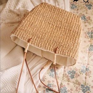 Sezane Arielle Weaved Bag Preowned